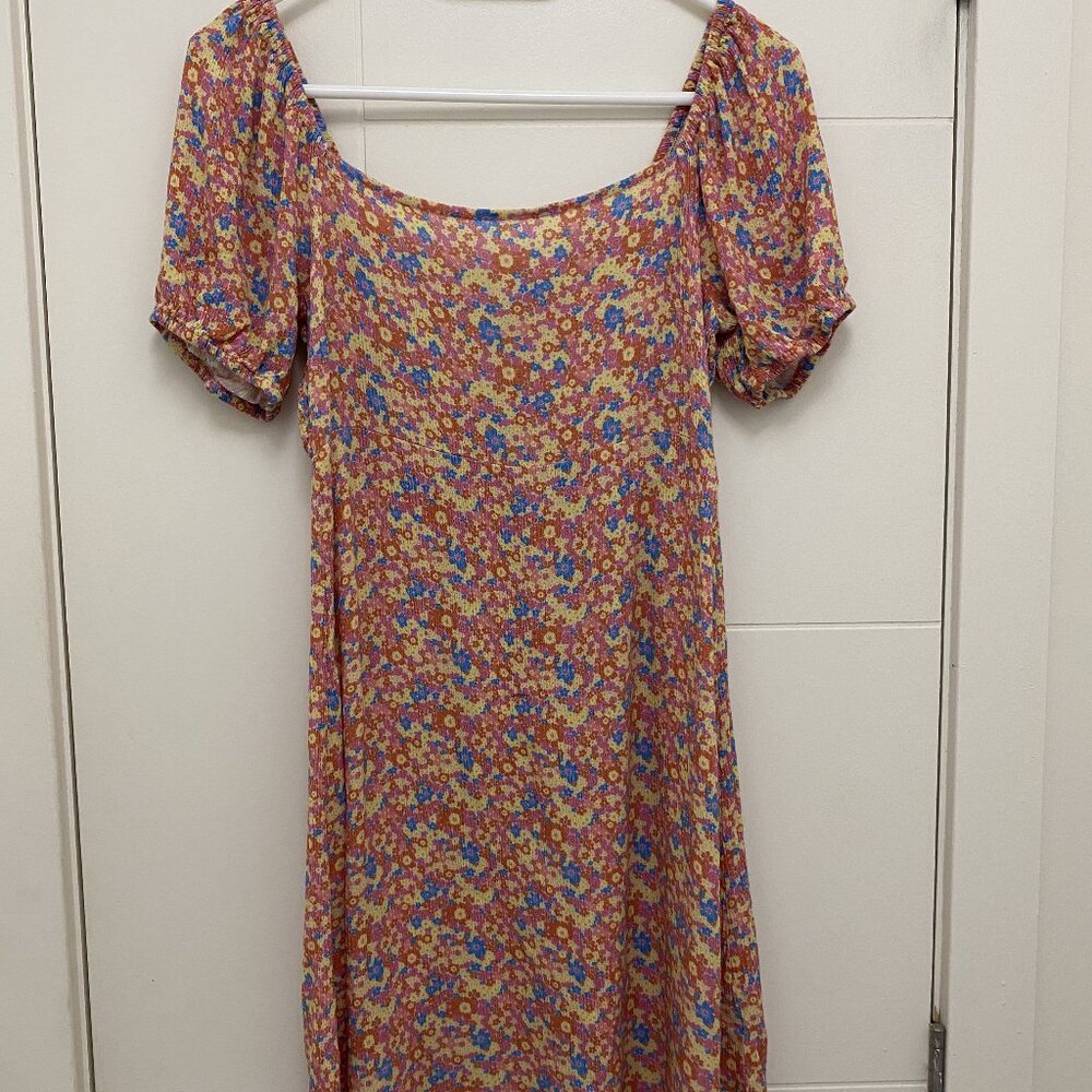 Twik Simons Peach Floral Summer Dress